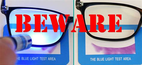 blue light glasses are fake